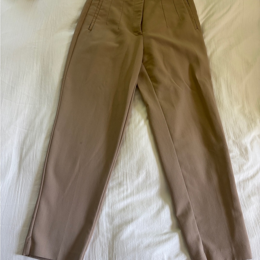 Zara Tan Chinos Classic Straight-Leg